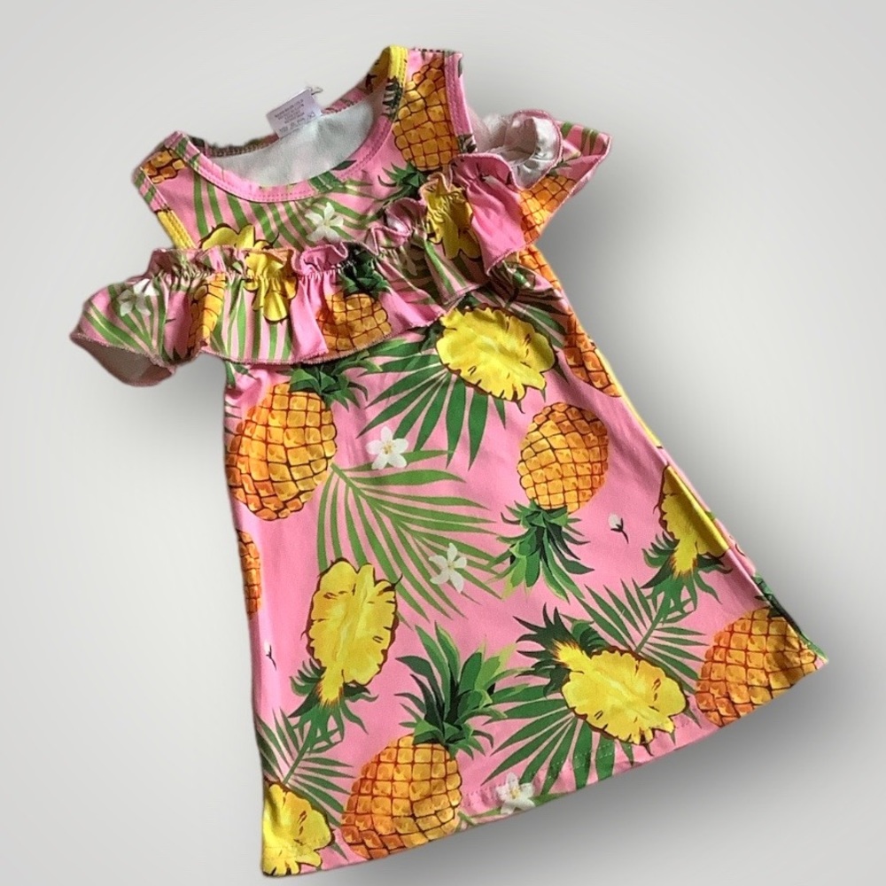 New cold shoulder pineapple dress